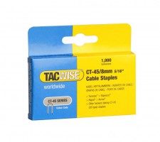 Tacwise CT45/8mm Cable Staples Pack 1000 £1.99